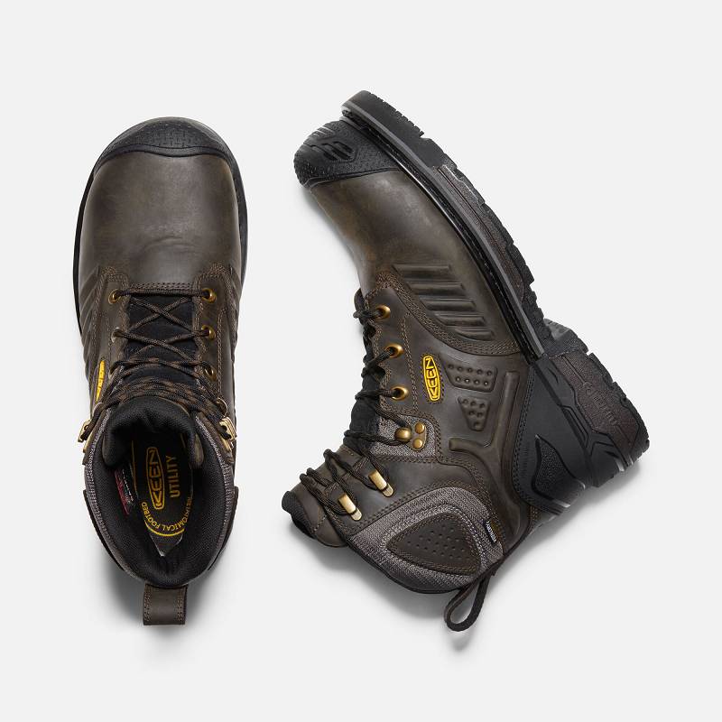 Keen Philadelphia Insulated Waterproof 6" Carbon-Fiber Toe Arbeitsschuhe Herren DE-53742 Cascade Bro